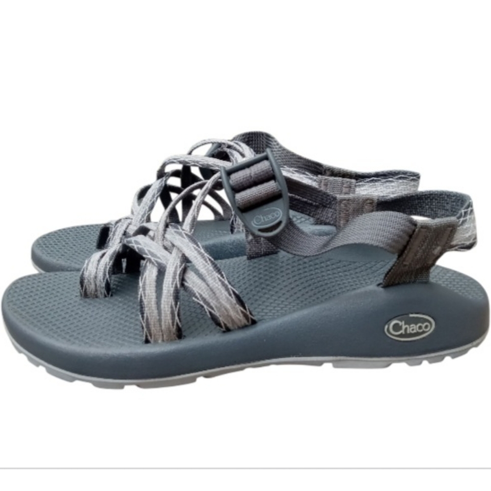 Chaco Womens ZX2 Sandal Size 9 Apex Gray Toe Loop Adjustable Outdoor Water Shoe